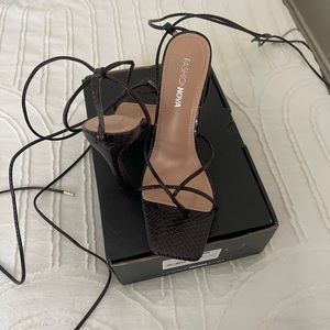 Brown heels